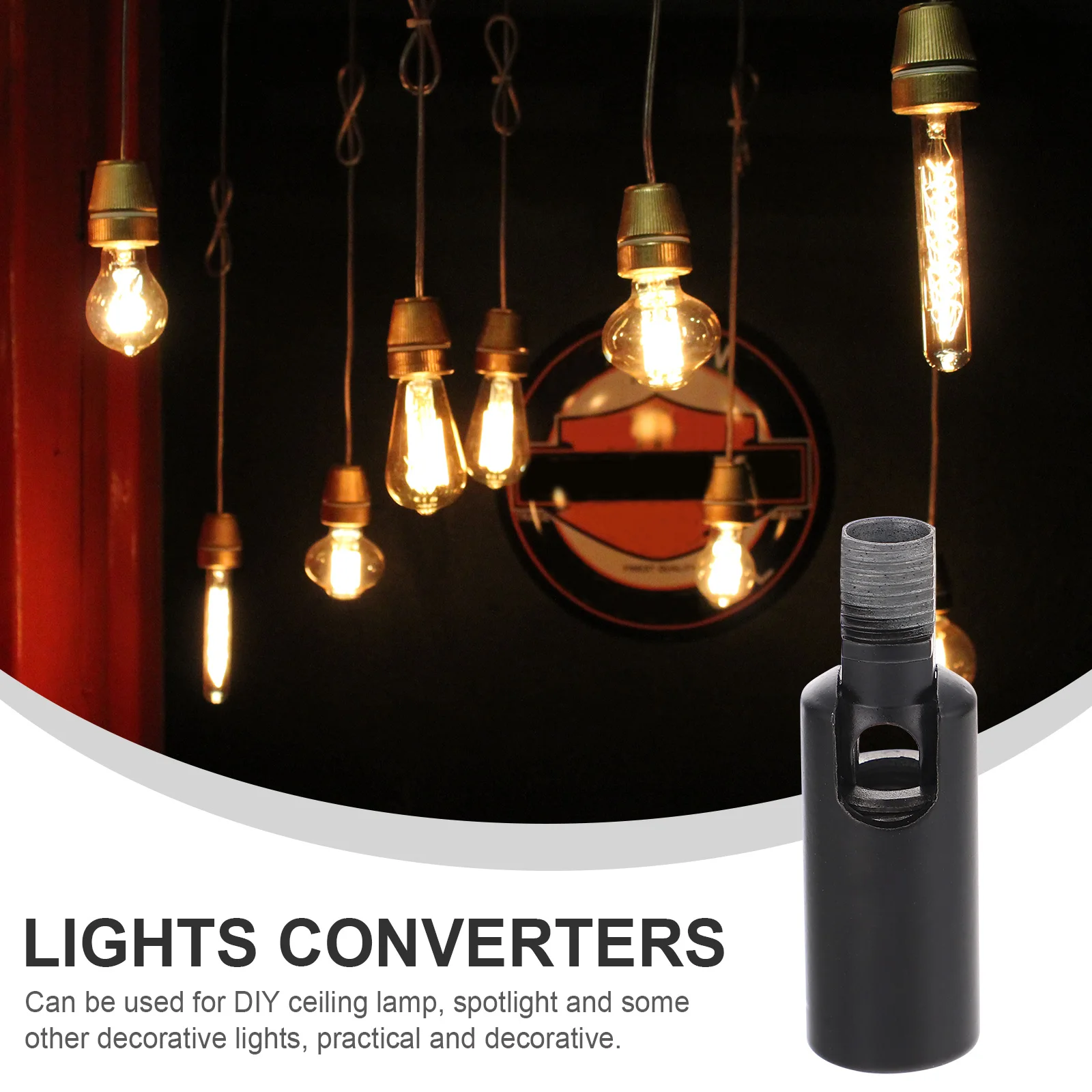 

6 Pcs Metal Connectors Converters Metal Connectors for Ceiling Lights Spotlight Decorative Lights Converters Accessories