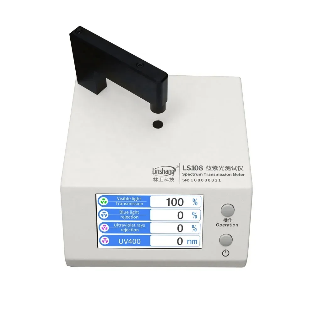 Linshang LS108 uv 400 tester meter to measure  and blue light blocked    sunglass