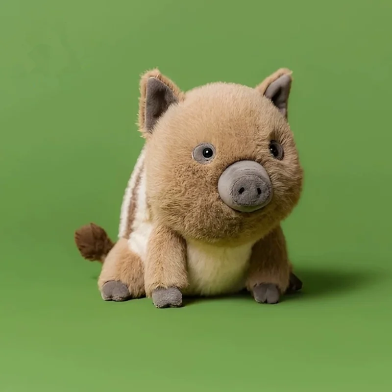 

15 см мультфильм Швинли дикий кабан плюшевая игрушка милая коричневая полосатая свинья мягкая кукла подарок на день рождения для девочки домашний декор