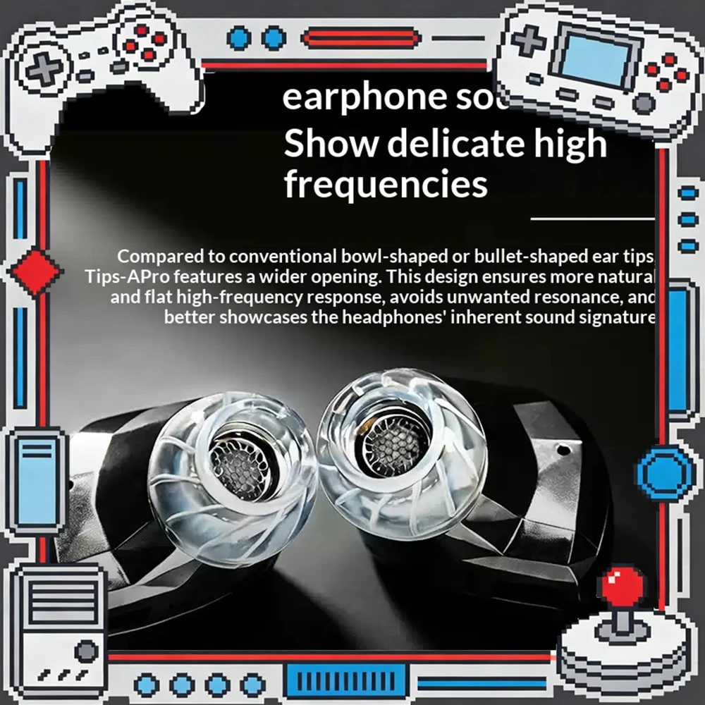 Silicone Ear Tip Replacement - SIRINLABS Tips-A Pro In-ear wired earphone