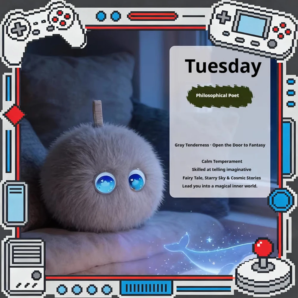 ZhouWu AI Fuzai Smart Robot Companion Robot Intelligent Dialogue Emotional Companionship Wireless Indoor Intelligence Gifts