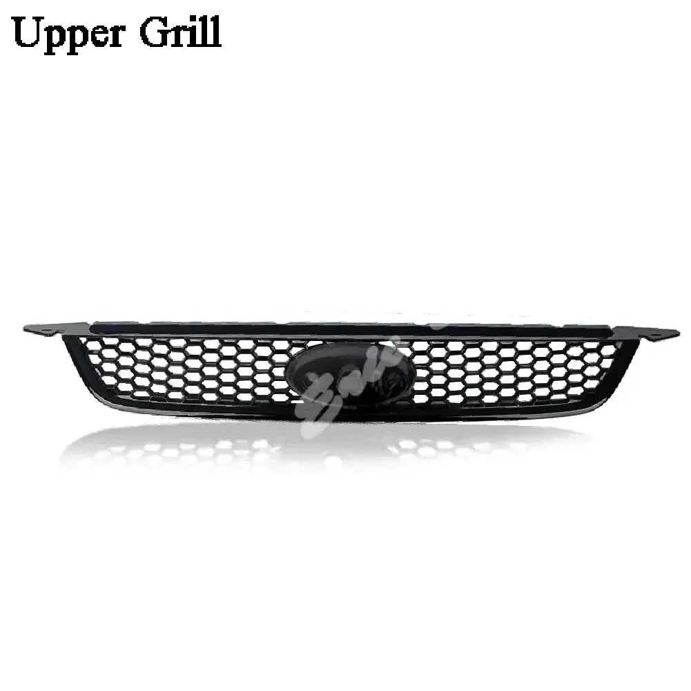 Upper Lower Grille Bumper Grill Honeycomb For Ford Focus Hatchback 2009 2010 2011 2012