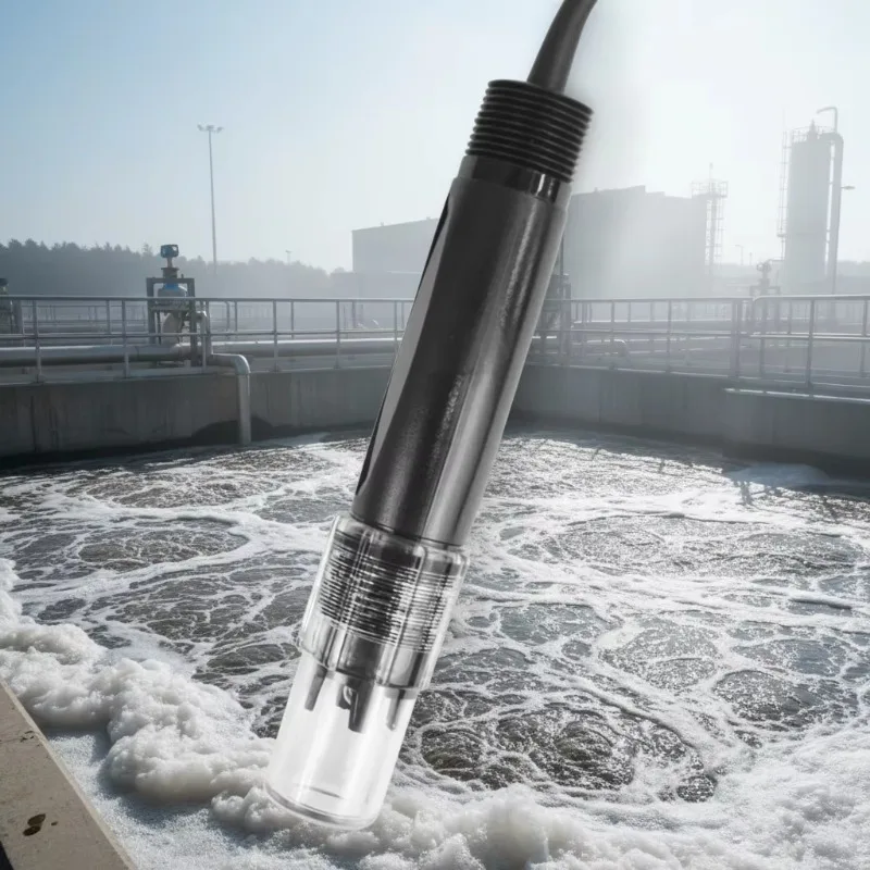 Pla-stic Housing ORP Sensor & pH Electrode Probe for Redox Mon-itoring in  Processing Industry
