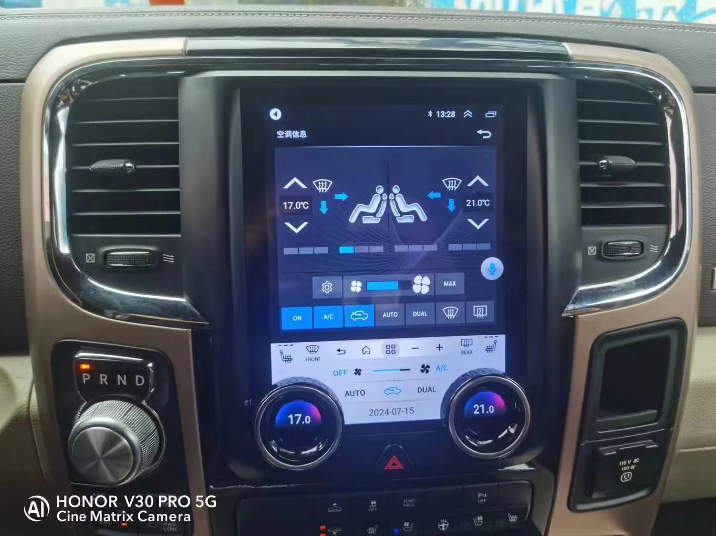 Android14 ل دودج رام 1500 2500 3500 2013-2018 راديو السيارة الصوت الوسائط المتعددة ستيريو نظام تحديد المواقع المزدوج مقبض مشغل فيديو CarPlay Navi