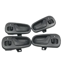 Poignée de porte intérieure avant et arrière de voiture noire, adaptée pour Suzuki Swift Geo Metro 92-94