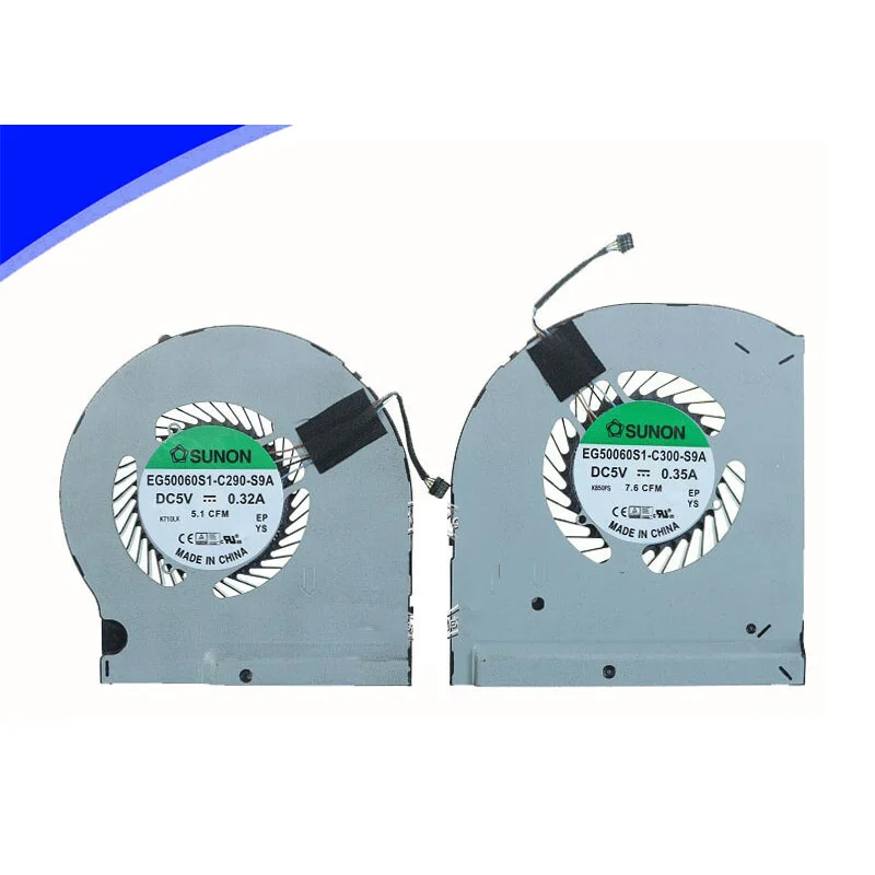 

Z EG50060S1-C300/C290-S9A 05H8Y5 FOR DELL Alienware 13 R3 CPU/GPU Heatsink Fan