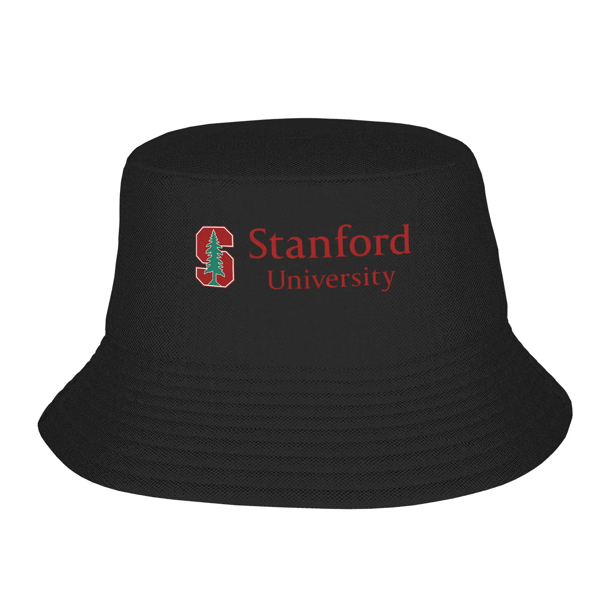 Stanford University Bucket Hat For Unisex  Fisherman Hats Vintage Beach Travel Caps Breathable Outdoor Custom Sunscreen Hats