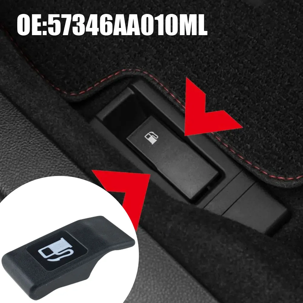 

1pc Car Fuel Handle Cap Interior Tank Release Switch Cover for Subaru Forester Legacy Impreza WRX Outback 1996-2001 57346AA010ML