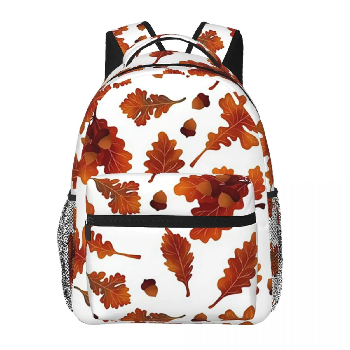 

Autumn Leaves Backpack Student BookBag Children School Bag Laptop Shoulder Bags for Men Women
