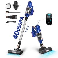 YISORA Cordless hand and stick vacuum cleaner V12, Cordless vacuum cleaner, Vacuum cleaner, 40KPa, 60 minutes, 1.0 L