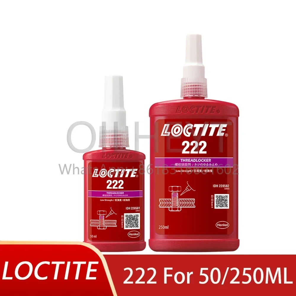 Loctite 222 Screw Glue Low Strength Detachable Small Size Fastening Fixed Anti-loosening Thread Locking Glue