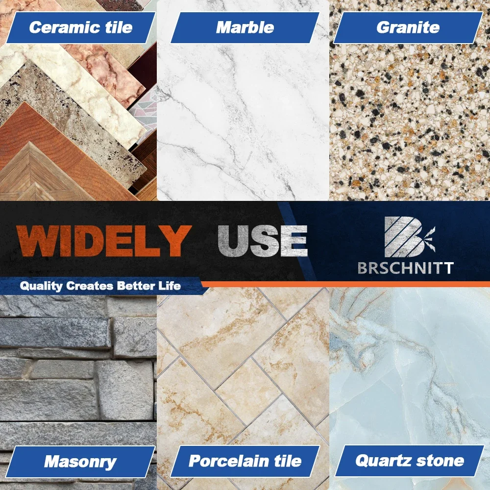 BRSCHNITT 다이아몬드 드릴 코어 비트 세트 6-100mm 타일 화강암 대리석 석재 밀링 어댑터 챔퍼 비트 홀쏘 드릴