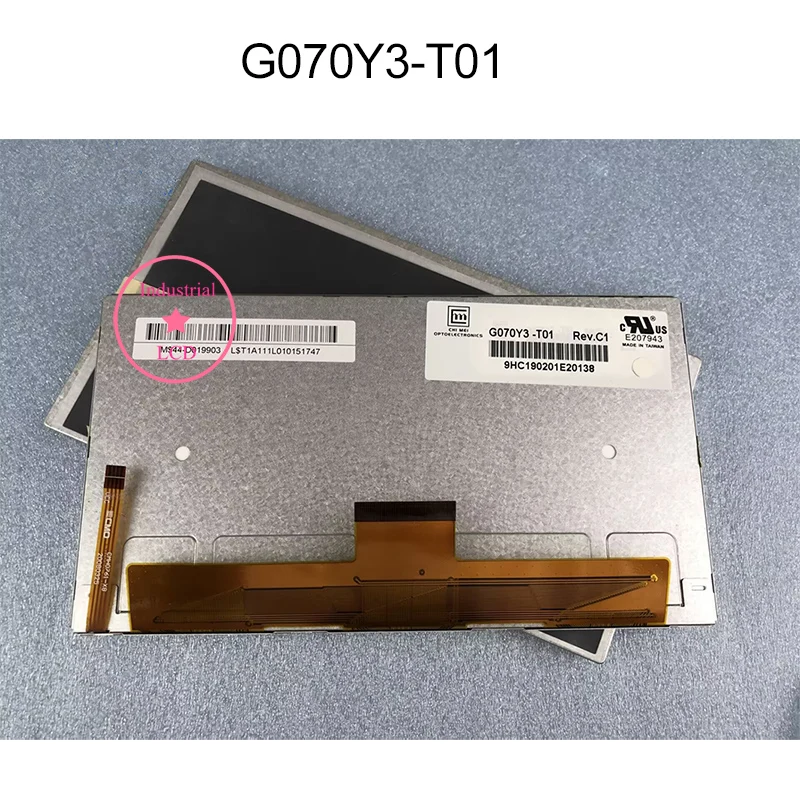 

Для ЖК-дисплея G070Y3-T01 оригинальная 7-дюймовая панель скраном 800×480