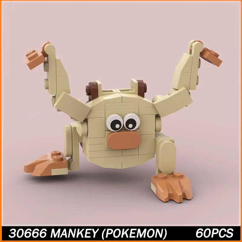 

Anime Figure Series Building Blocks Monkey Kids Toys Cartoon Action Figure Assemble Blocks Toys For Children Mode Toy 60PCS