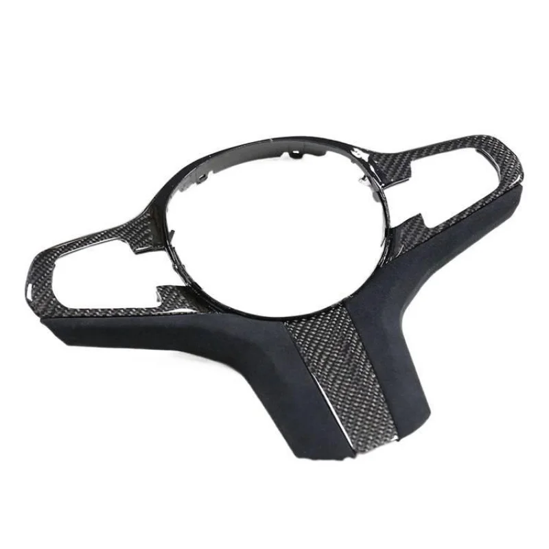 Suitable for BMW 5 Series G30/38/31 525M M5 Style Carbon Fiber Suede Steering Wheel Cover Trim