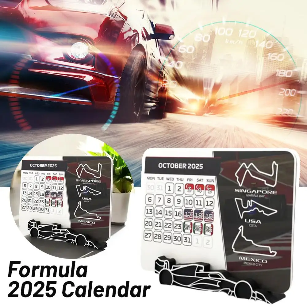 2025 Racing Calendar Desktop Calendar For Formula 1 Fans - Experience The Thrill Of Racing In Style Formula One Calendar