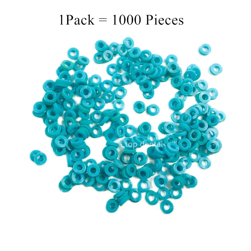 

10Pack Dental Separators Orthodontic Elastic Rubber Bands Ties Dental Teeth Gap Blue Separator Non-Latex Elastics 1000Pcs/Pack