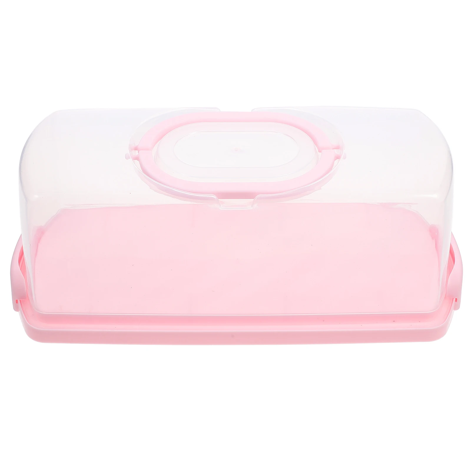 

Transparent Bread Box Rectangular Shape Portable Cake Container Reusable Plastic Loaf Solution For Slices Rolls