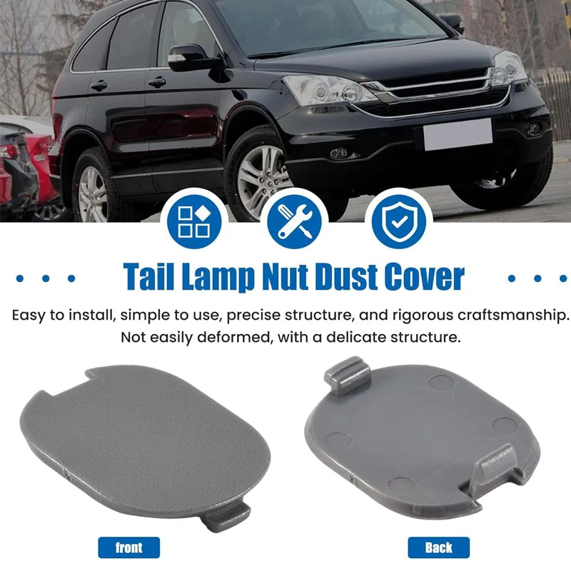 

Подходит для Honda CRV Siwei 2007-2011, автомобильная задняя фара, гайка, пылезащитный болт, декоративная крышка, 33506-SWA-A01, автомобильные аксессуары