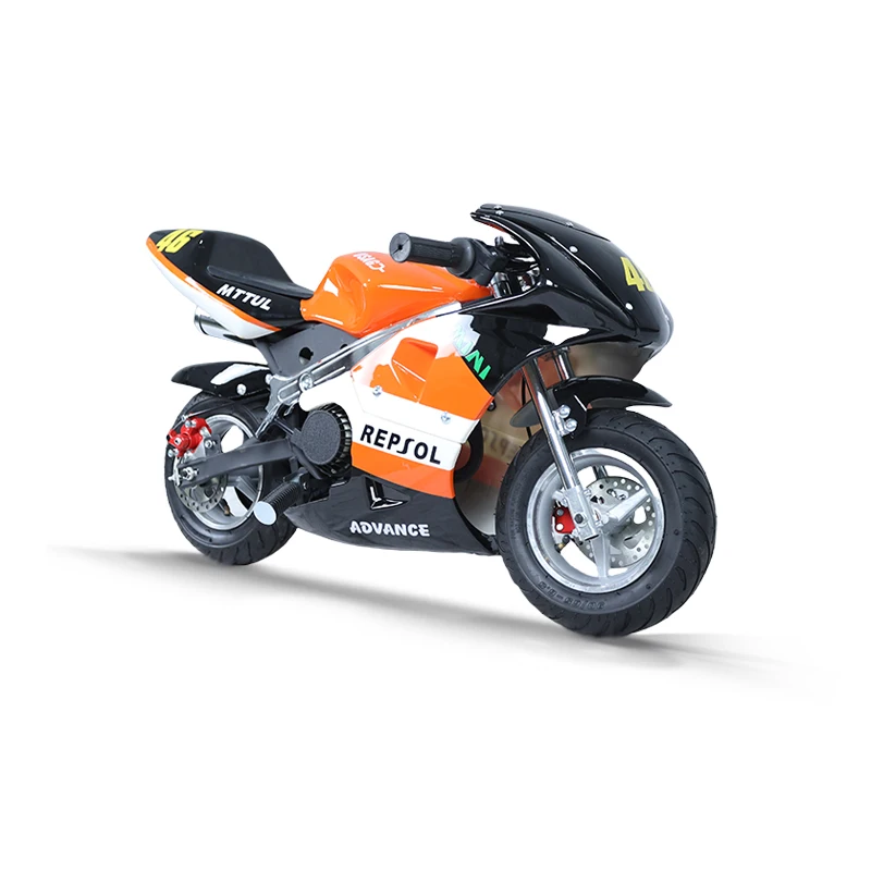 

Hot Selling Two Stroke 49cc Mini Pocket Bike for Kids Outdoor Sports