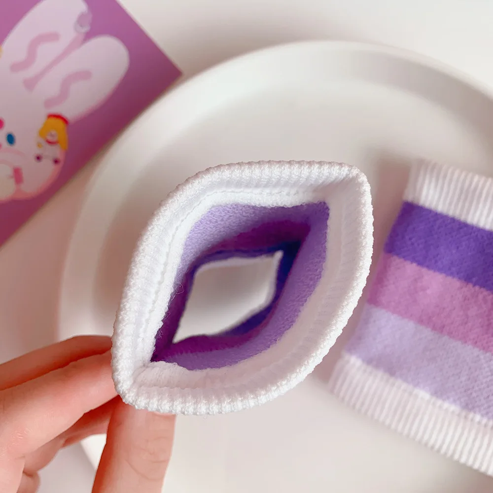 Женский дышащий хлопковый теплый браслет для бега для бадминтона, браслет радужного цвета