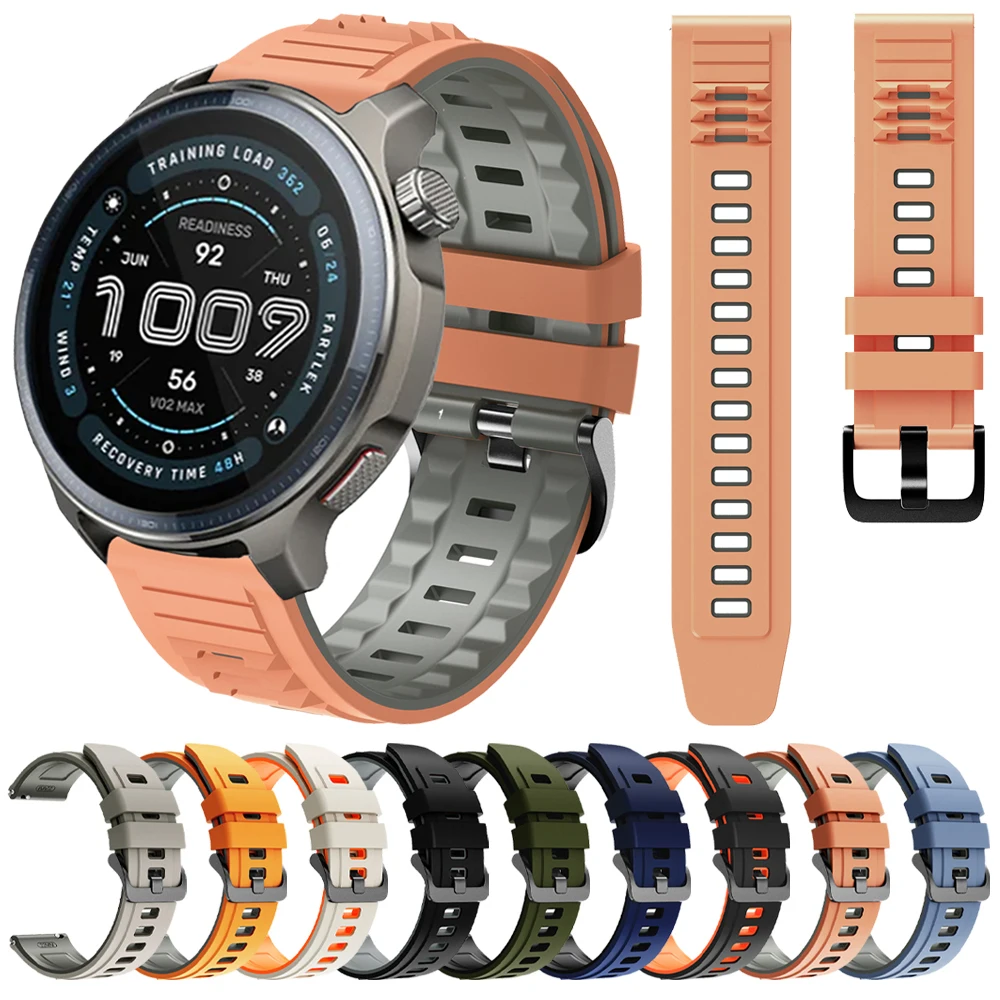 22Mm Silicone Strap…