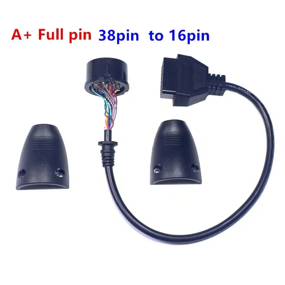 Professional 38Pin To 16Pin OBD Adapter Female Connector OBD Extension Cable Adapter OBD2 OBDII Diagnosis Connector for Benz