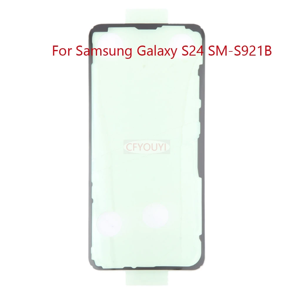 

1 шт. клей для задней двери для Samsung Galaxy S24 S921/S24+ S926/S24 Ultra S928, клейкая наклейка на заднюю крышку корпуса, часть