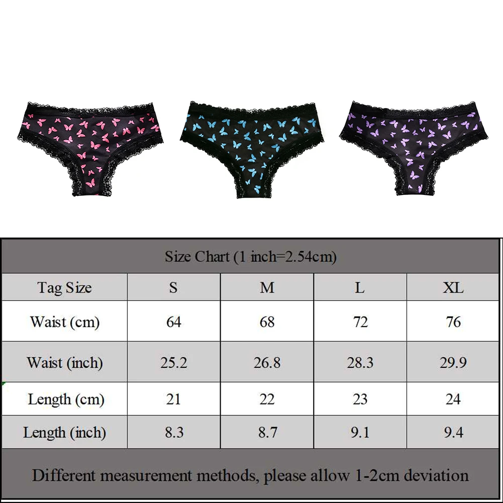 الملابس الداخلية النسائية فراشة طباعة الملابس الداخلية فراشة طباعة الملابس الداخلية العلامة التجارية الجديدة نمط الفراشة ارتداء اليومي ملابس المنزل #4