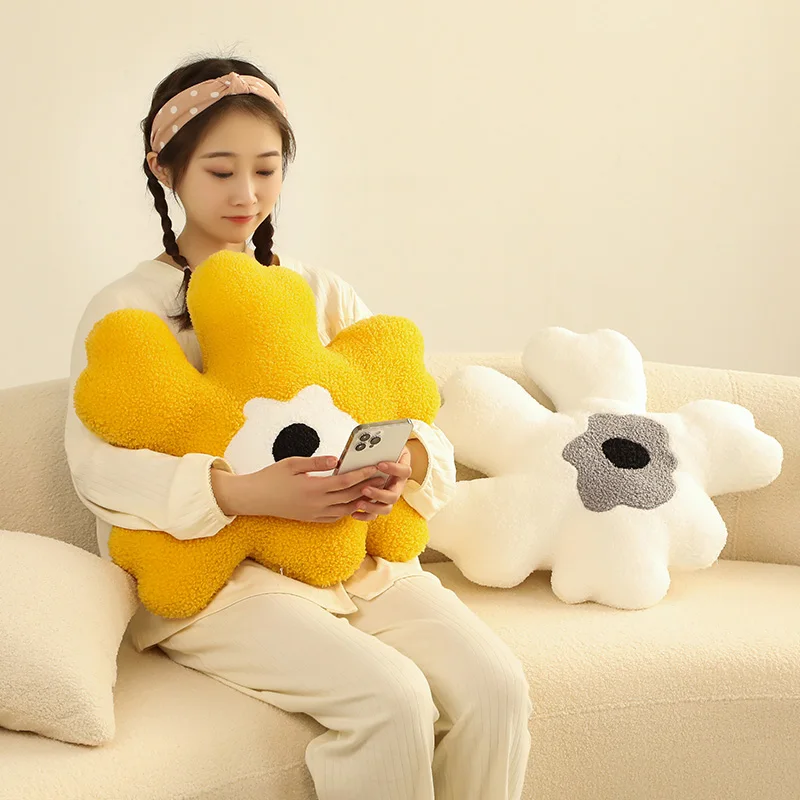 New Strange-shaped Flower Pillow Personality Plush Cushion Bedroom Decorations Birthday Gift Christmas Kid Girlfriend