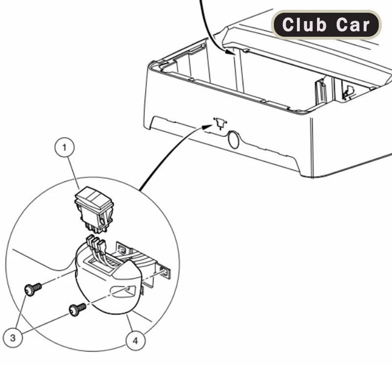 Golf cart forward backward switch suitable for Clubcar OEM # 102508401 # 101856001