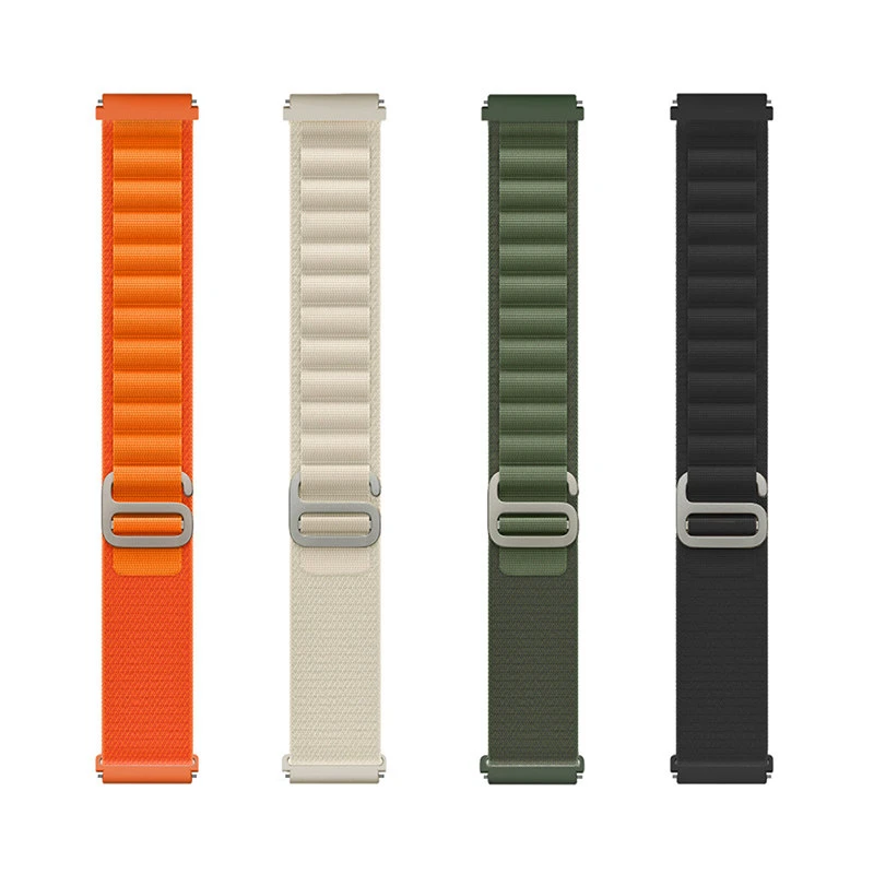 20mm 22mm Strap For Samsung Galaxy Watch 7 5 6 4 Classic 44mm Alpine Loop Bracelet For Correa Amazfit GTS 2 4 mini GTR 4 3 Band
