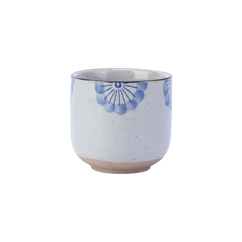 

CX Japanese-style coarse pottery cup creative ceramic tea cup hand-painted stackable water cup