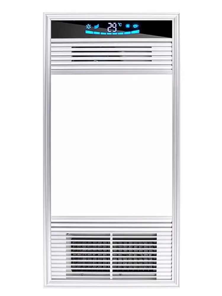 Aquecimento de ar do banheiro teto integrado cinco em um iluminação de exaustão do banheiro aquecedor integrado