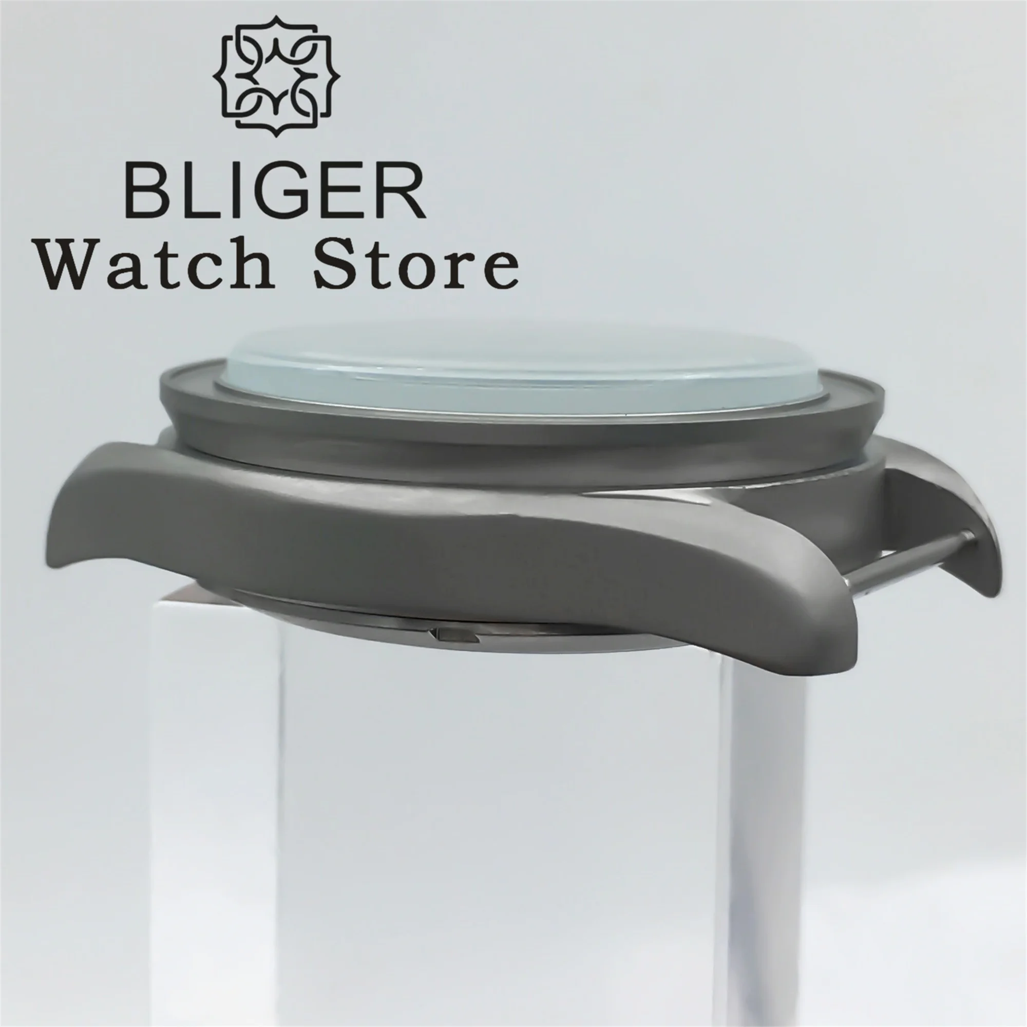BLIGER 40mm VK63 Titanium Watch Case Black Red Blue Green Insertl