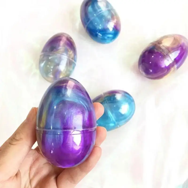 Fai da te Slimes Ball colorato uovo stucco argilla giocattoli educativi morbida plastilina Antistress per bambini adulti regali di pasqua di natale