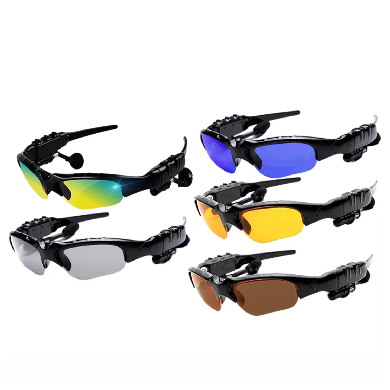 Music Sports Bluetooth Sunglasses Polarized Glasses Headset Headphone With Mic  Driving