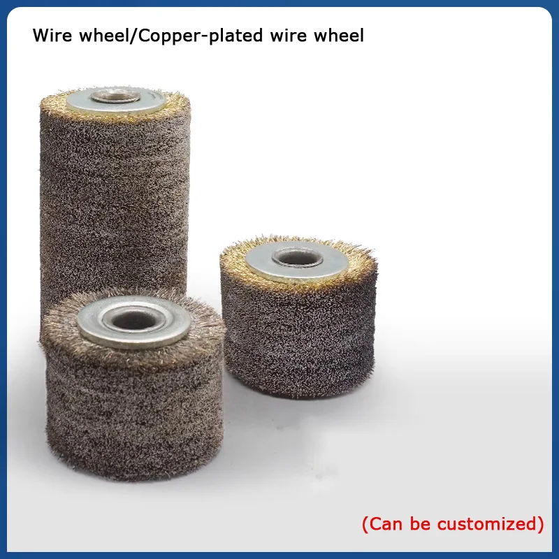 

1 шт. цилиндрическое проволочное колесо 37x30x9x0,15 мм, колесо для зачистки краски, пилинг краски, проволочная щетка, колесо из медной/стальной стали