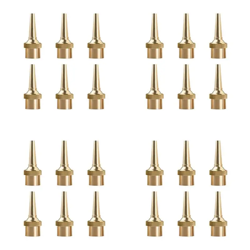 

Насадка для фонтана BAAJ-24 PCS G1/2 DN15 с регулируемым направлением струи воды для сада, пруда, парка развлечений