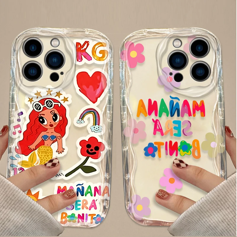 Karol G Manana Sera Bonito Case For iPhone 16 15 14 13 12 11 Pro Max X XR XS 8 7 Plus SE 2020 TPU Soft Silicone Shockproof Cover