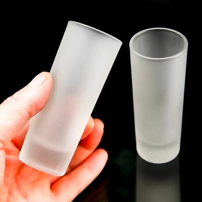 70-ml-Becher aus mattiertem Schnapsglas