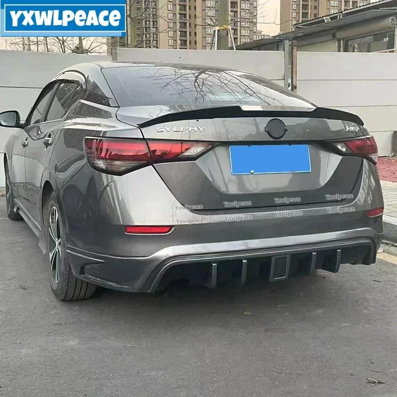 

Спойлер для Nissan Sentra SYLPHY 2020-2023 из АБС-пластика праймер цвет заднее крыло багажника губа спойлер комплект аксессуаров для кузова