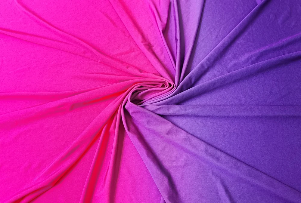 1 Meter x 1,5 Meter Graduell verlaufender Ombre-Strickstoff aus Spandex für Trainingskleidung und lateinamerikanische Tanzbekleidung – Detail 27