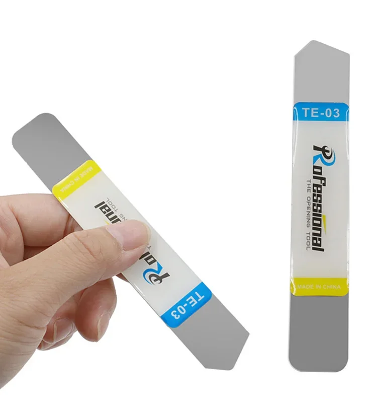 1 PC Edelstahl Klinge Weiche Dünne Pry Spudger Handy Tablet Bildschirm Batterie Öffnung Werkzeuge für Samsung iPhone iPad Öffner – Detail 2