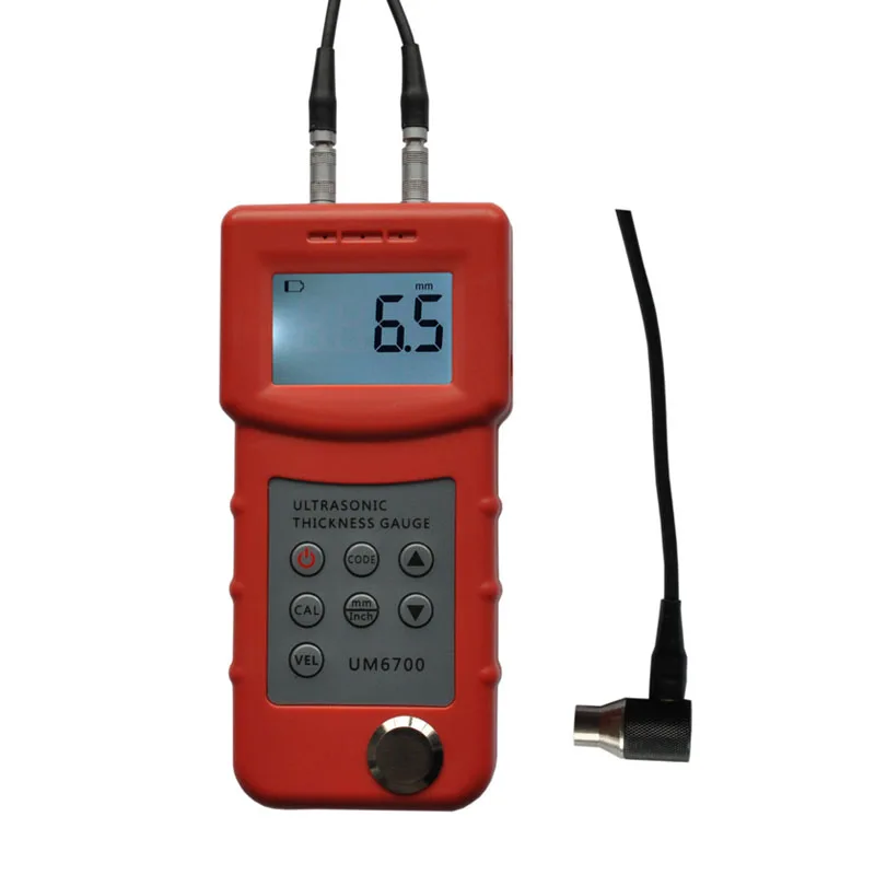 UM6700 Portable Ultrasonic Thickness Gauge Digital Metal Thickness Testing