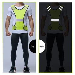 Reflective Vest for Men Women Night Running Cycling Working Traffic Safety High Visibility Outdoor Sport Highlight Security Wear