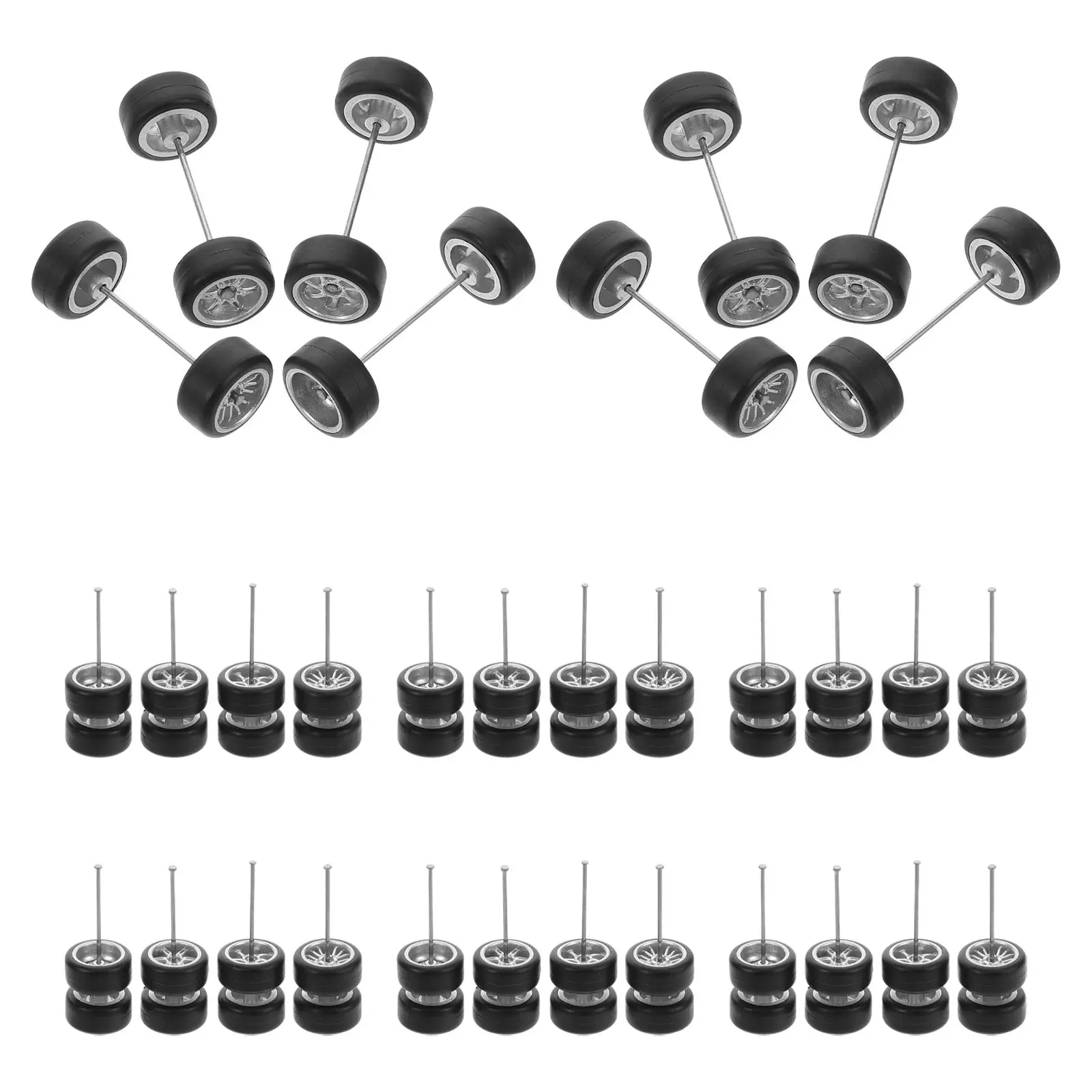 

16 пар автомобильных аксессуаров, детские игрушки, колеса для игрушек, сменные запчасти для моделей