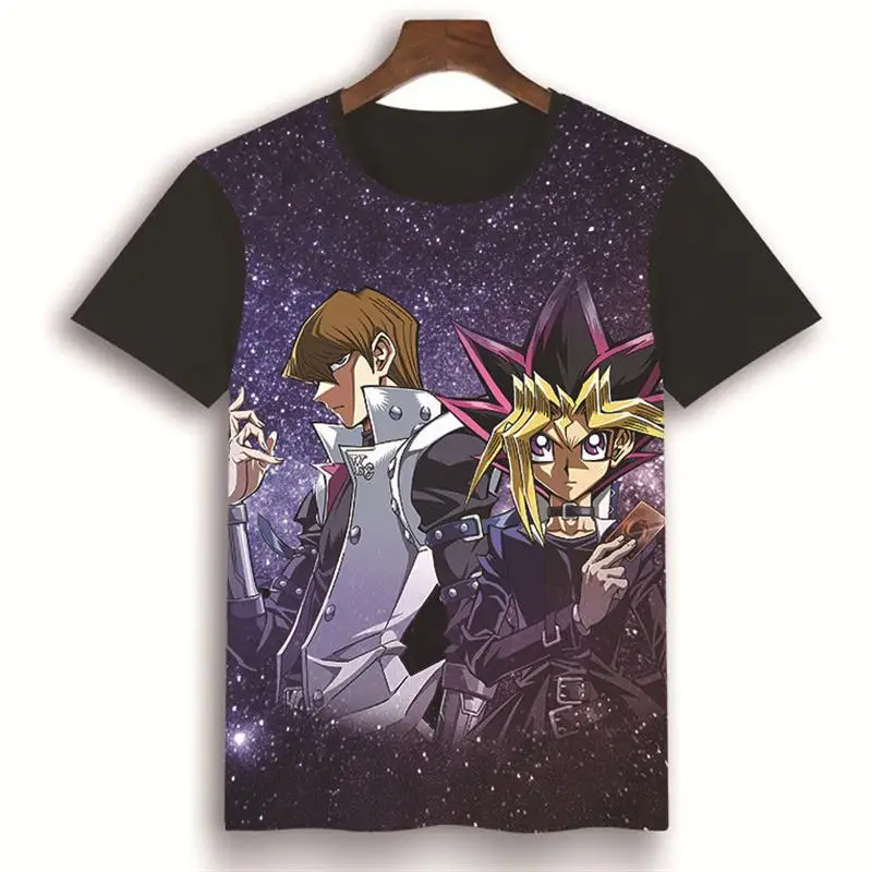 

New Game King ort Sve T-irt Anime Cartoon Print Polyester Fiber Skin-friendly Breathable ex T-irt for All Seasons