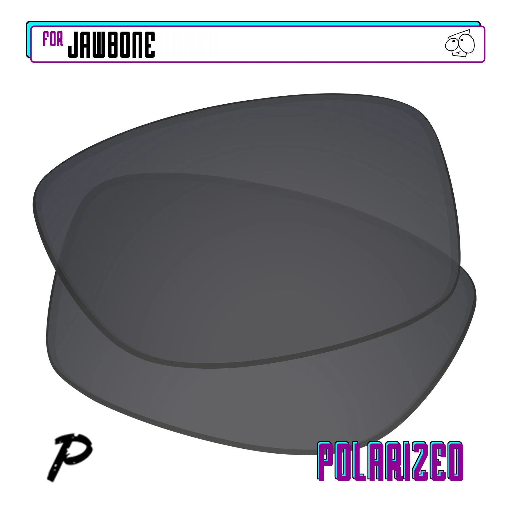SunglassDoctor Polarized Replacement Lenses for Oakley Jawbone 62mm | Jawbone Asian Fit | Racing Jacket Sunglasses - Multiple