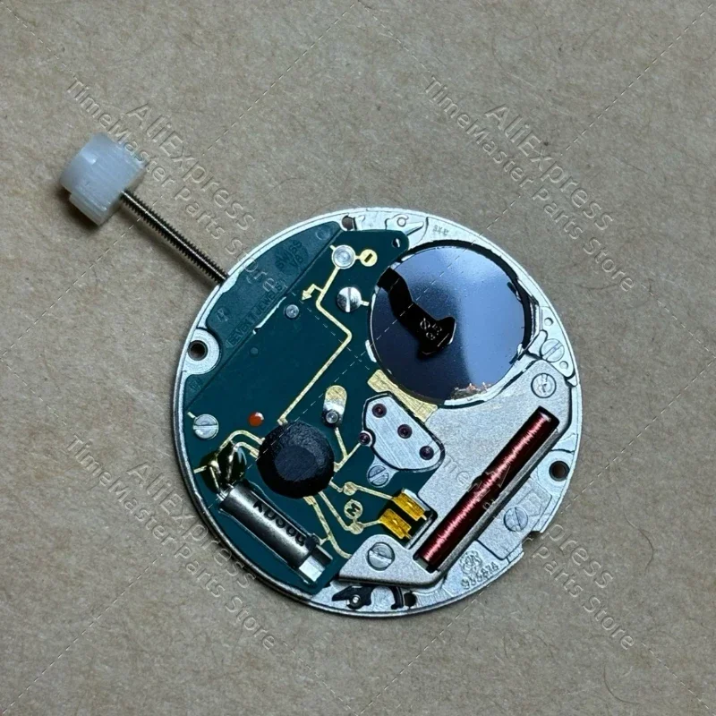 Aksesori jam tangan Swiss ETA 955.414 asli mesin putih tiga jarum quartz 955414 gerakan kalender tiga titik